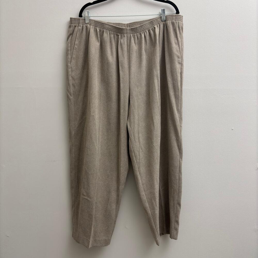 NWT Alfred Dunner Laser Cut Button Down Long Sleeve Shacket & Pant Set Size 22w - Picture 7 of 13